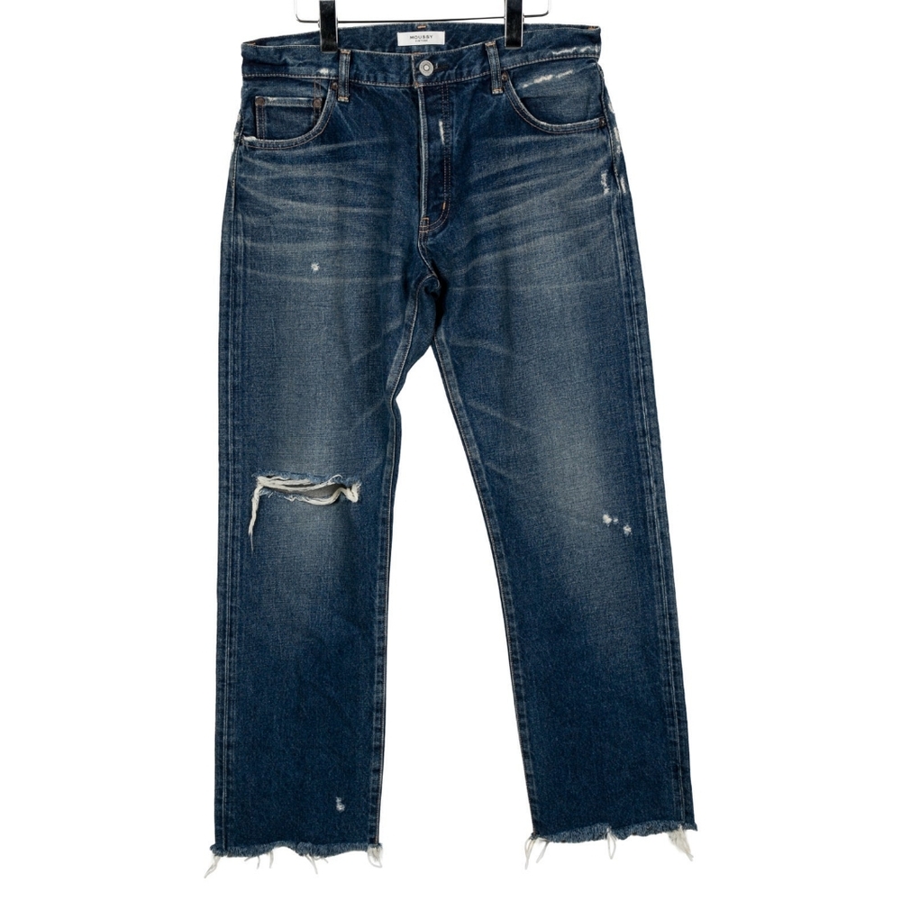 Moussy Vontage‎ Distressed Blue Jeans